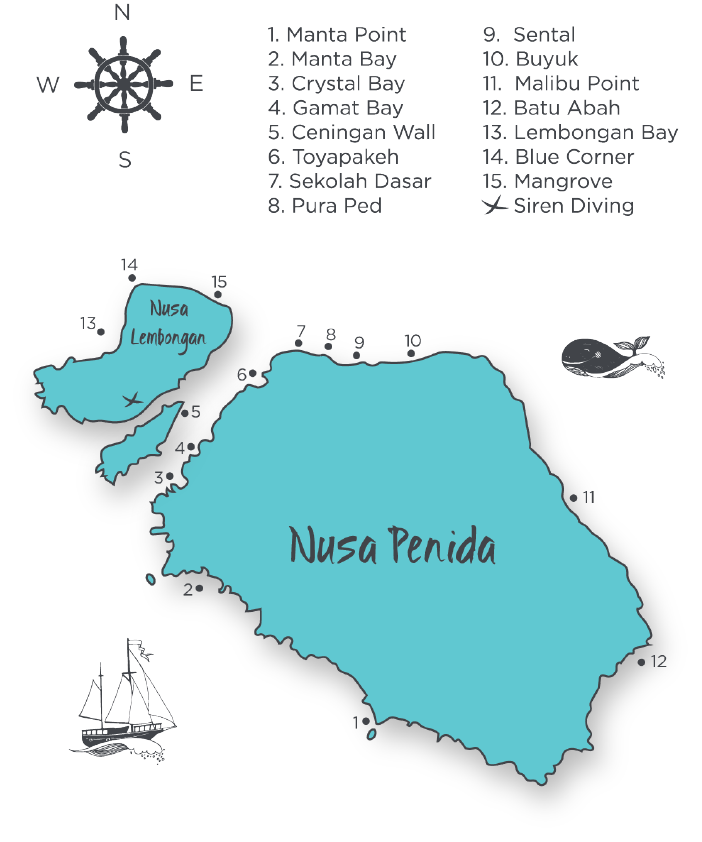 The Nusa Islands