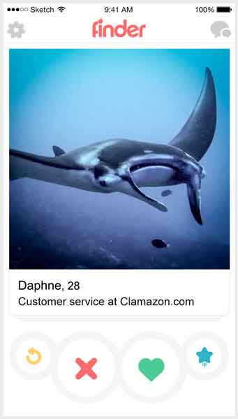 If fish were on Tinder 1